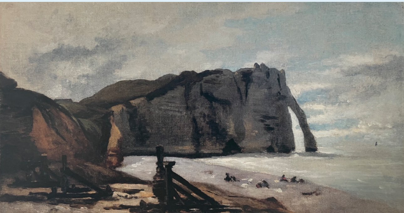 Claude Monet, Vue d’Étretat – collections du Musée Mer Marine